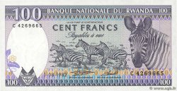 100 Francs RUANDA  1982 P.18