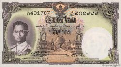 5 Baht THAILANDIA  1956 P.075d