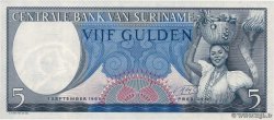 5 Gulden SURINAME  1963 P.120b FDC