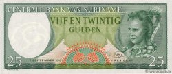 25 Gulden SURINAME  1963 P.122 FDC
