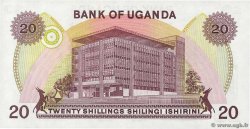 20 Shillings UGANDA  1979 P.12b UNC