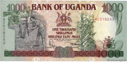 1000 Shillings UGANDA  1991 P.34a