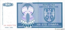 100 Dinara KROATIEN  1992 P.R03a ST