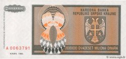 20 000 000 Dinara CROATIE  1993 P.R13a NEUF