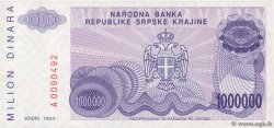 1000000 Dinara KROATIEN  1994 P.R33a ST