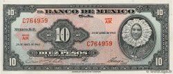10 Pesos MEXIQUE  1963 P.058j NEUF