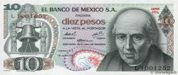 10 Pesos MEXIQUE  1974 P.063g