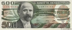 500 Pesos MEXICO  1983 P.079a FDC