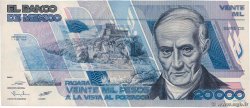 20000 Pesos MEXICO  1988 P.092a FDC