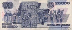 20000 Pesos MEXICO  1989 P.092b EBC