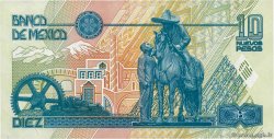 10 Nuevos Pesos MEXICO  1992 P.099 UNC-