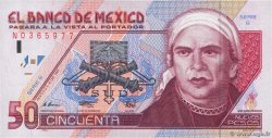 50 Nuevos Pesos MEXICO  1992 P.101 FDC