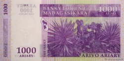 5000 Francs - 1000 Ariary MADAGASCAR  2004 P.089b SPL