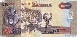 5000 Kwacha ZAMBIA  2010 P.45f UNC