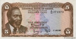 5 Shillings KENIA  1967 P.01b