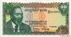 10 Shillings KENYA  1976 P.12b