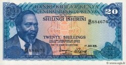 20 Shillings  KENYA  1976 P.13c