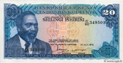 20 Shillings KENYA  1978 P.17