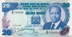 20 Shillings KENIA  1984 P.21c