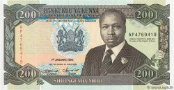 200 Shillings KENYA  1994 P.29f SPL