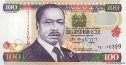 100 Shillings KENIA  2001 P.37f FDC
