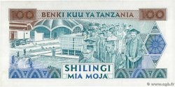 100 Shilingi TANZANIA  1993 P.24 AU