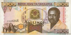5000 Shillings TANZANIA  1995 P.28 MBC+