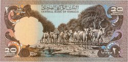 20 Shilin  = 20 Shillings SOMALIE  1980 P.27 TTB