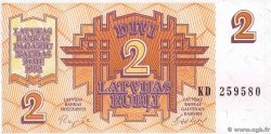2 Rubli LETTONIA  1992 P.36