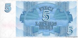 5 Rubli LATVIA  1992 P.37 UNC