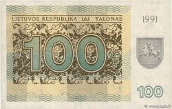 100 Talonas LITUANIE  1991 P.38a NEUF