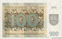100 Talonas LITHUANIA  1991 P.38b