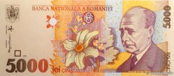 5000 Lei ROMANIA  1998 P.107b FDC