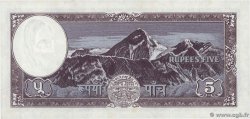 5 Rupees NEPAL  1961 P.13 ST