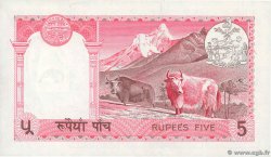 5 Rupees NEPAL  1974 P.23 AU