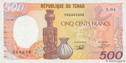 500 Francs CHAD  1992 P.09e