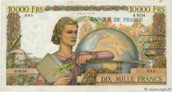 10000 Francs GÉNIE FRANÇAIS FRANKREICH  1955 F.50.75 fSS