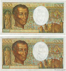 200 Francs MONTESQUIEU Lot FRANCIA  1982 F.70.02 BC