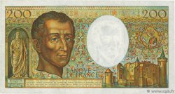 200 Francs MONTESQUIEU FRANCIA  1983 F.70.03 BC+