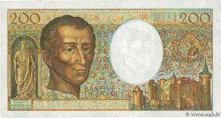 200 Francs MONTESQUIEU FRANCE  1985 F.70.05 TB+