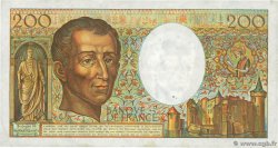 200 Francs MONTESQUIEU FRANKREICH  1985 F.70.05 fSS