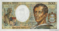 200 Francs MONTESQUIEU FRANKREICH  1988 F.70.08