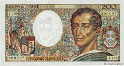 200 Francs MONTESQUIEU FRANCE  1992 F.70.12a SPL