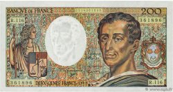 200 Francs MONTESQUIEU  FRANCE  1992 F.70.12b