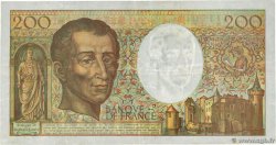 200 Francs MONTESQUIEU FRANCE  1992 F.70.12c TB