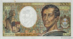 200 Francs MONTESQUIEU  FRANCE  1992 F.70.12c VF