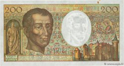 200 Francs MONTESQUIEU  FRANCE  1992 F.70.12c VF