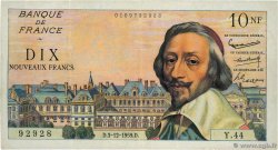 10 Nouveaux Francs RICHELIEU FRANCIA  1959 F.57.04 q.MB