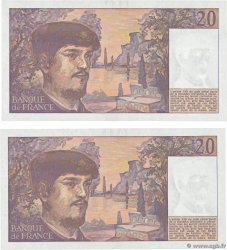 20 Francs DEBUSSY Consécutifs FRANCIA  1987 F.66.08 SC