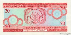 20 Francs BURUNDI  2007 P.27d NEUF